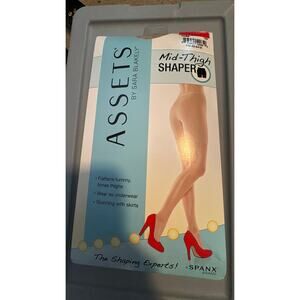 ASSETS Medium Control Mid-Thigh Shaper 124B Red Hot Label by SPANX